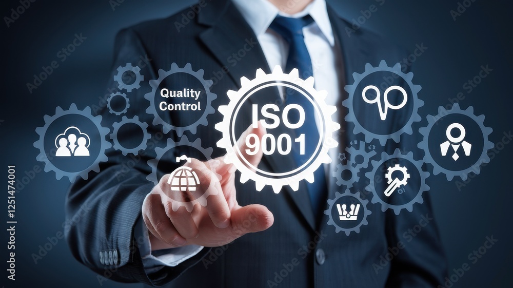 Poster iso 9001: quality management system implementation