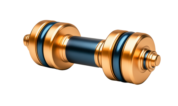 Stylish dumbbell for fitness enthusiasts.