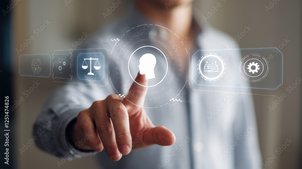 Poster digital identity management and security system