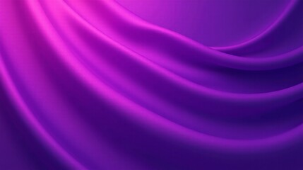 Fototapeta premium The image showcases a gradient of vibrant purple hues, creating a smooth, flowing texture.
