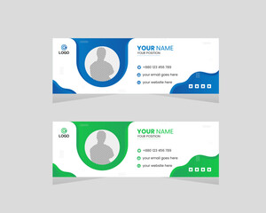 email signature design , Email signature design template.