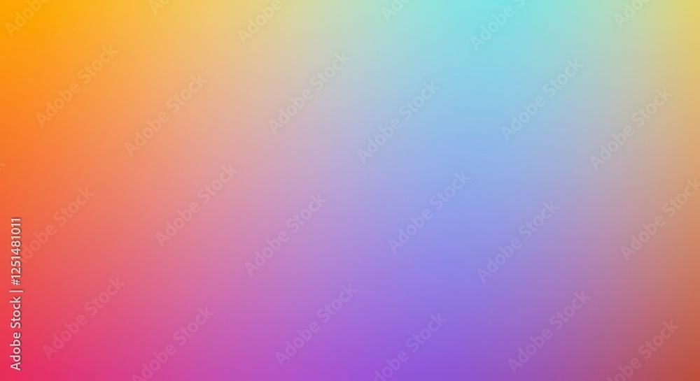 Poster dreamy color gradient: an abstract and captivating background featuring a seamless blend of vibrant 