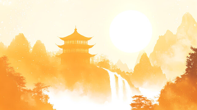 Oriental Zen in the artistic conception of ink painting