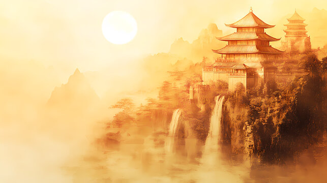 Oriental Zen in the artistic conception of ink painting