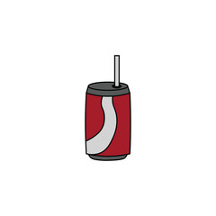 soda can vector type icon