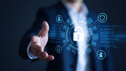 Cybersecurity and Data Protection: A Visual Representation of Digital Security Measures