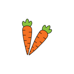 carrot vector type icon