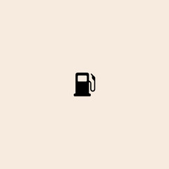 Gasoline Diesel Fuel Service Station icon flat vector design.