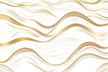 Obraz premium Elegant Gold Wave Lines Background Design