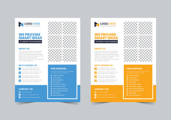 Multipurpose Business Flyer Template | CMYK | US Letter | Print Ready | 0.125 Bleed
