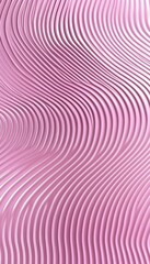 Pastel Pink 3D Seamless Wave Texture Pattern, Elegant Minimalist Design, Abstract Background.