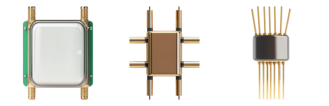 Advanced Electronic Components for Technology Use Isolated on transparent background