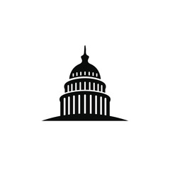 US capitol iconvector.