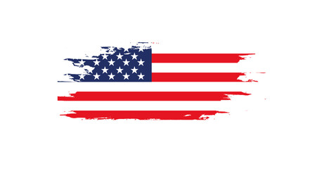 USA flag texture vector.