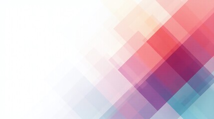 An abstract composition of geometric shapes in pastel shades.