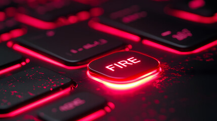 Fire Button Emergency and Safety