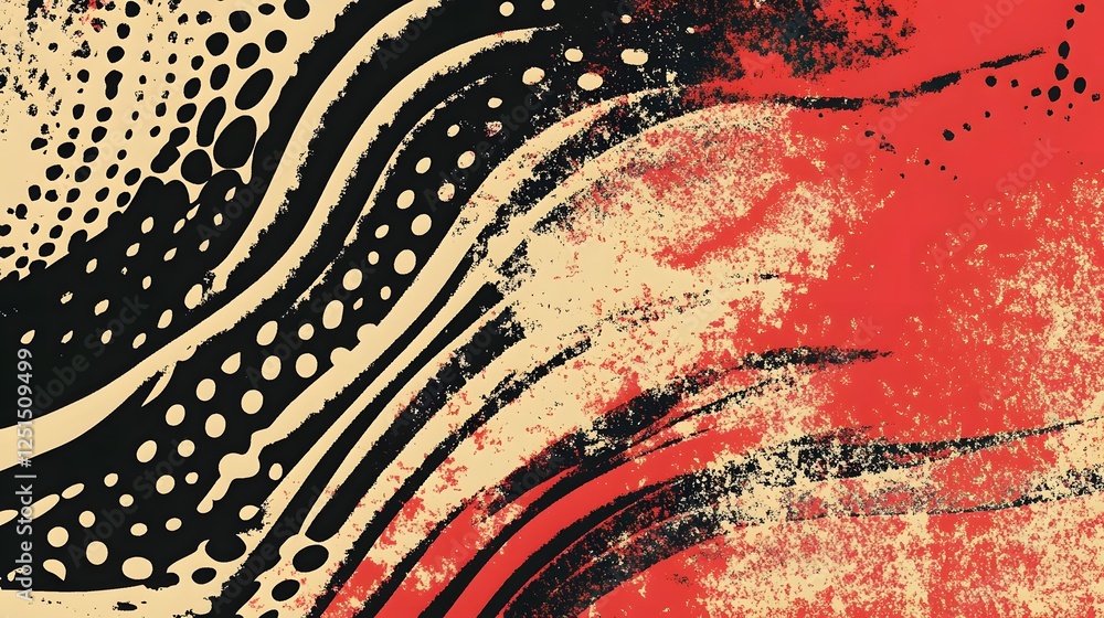 Poster explosive abstract vibrant energetic ink splatter grunge textured digital background design