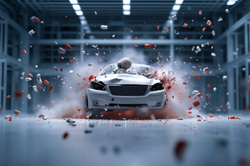 Car Crash Test Simulation