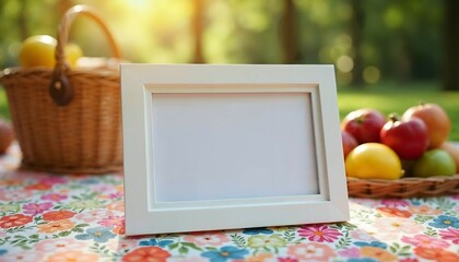 Outdoor Picnic Frame Mockup
