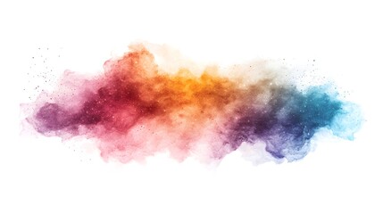 Vibrant Colorful Abstract Background with Soft Smoke and Dust Effect