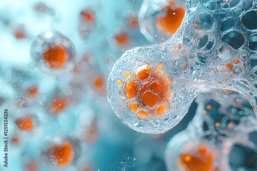 Aufkleber complex arrangements of molecules showcase the intricate world of nanotechnology and science. genera