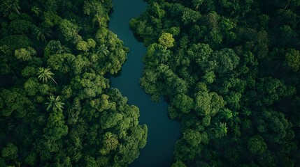 Colombian Amazon: Jungle Canopy View
