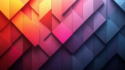 Obraz premium Shaded Diamond Pattern in Gradient Colors Creating a Striking Modern Texture