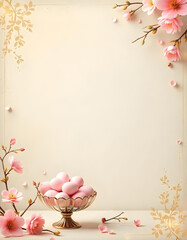 Spring Easter Background Wallpaper Minimalistic v13