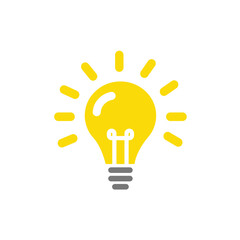  Light bulb is full of ideas And creative thinking, analytical thinking for processing. Light bulb icon vector. ideas symbol illustration.