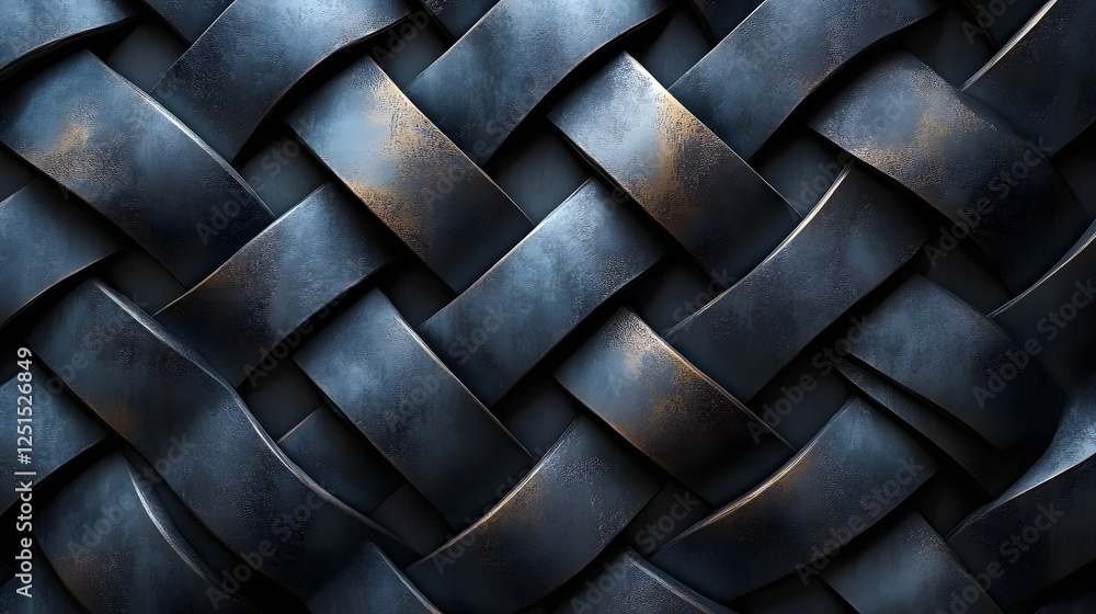 Aufkleber mesmerizing abstract geometric textured backdrop with dramatic dark tones
