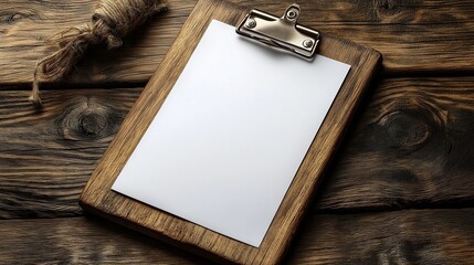 Empty Clipboard Mockup
