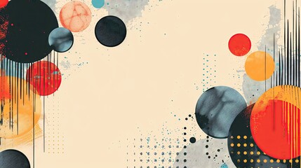 Charity event template with supportive graphics and clear areas for text