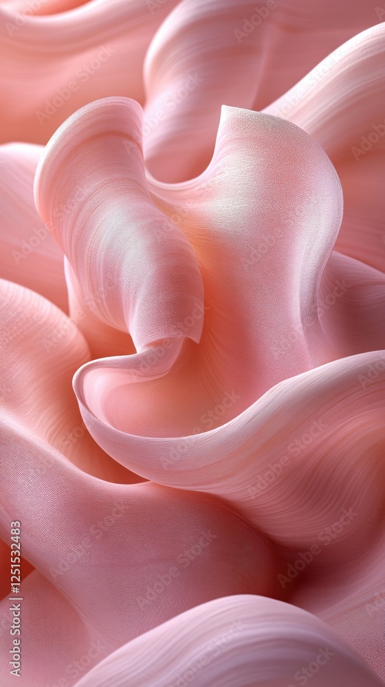 Poster abstract rose petal texture with soft light and gentle curves for background or design