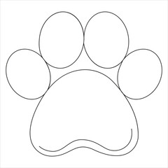 Heart and Paw Print – A Symbol of Love for Pets