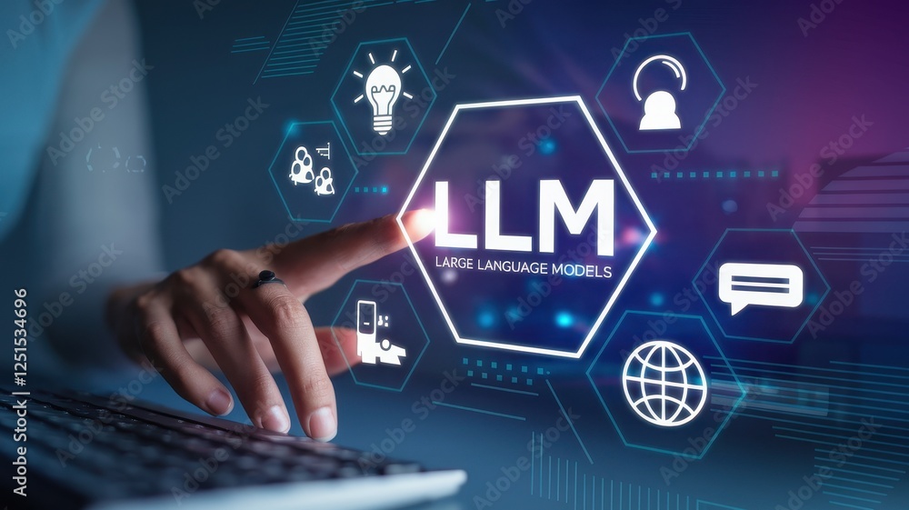 Poster llm: large language models and the future of technology