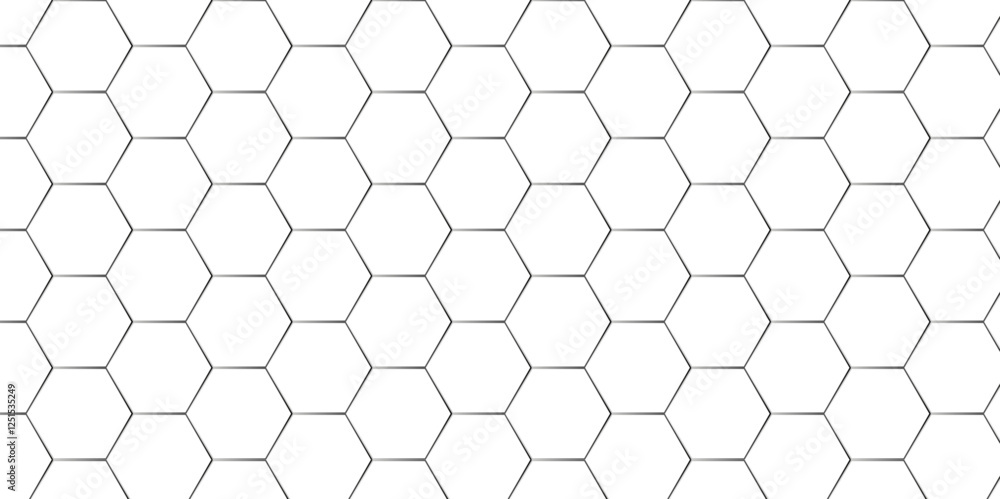 Poster background with hexagons. abstract background with lines. white texture background. hexagon abstract