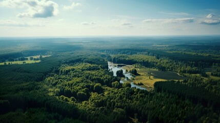 Netherlands From Above: Stunning Dutch Landscape
