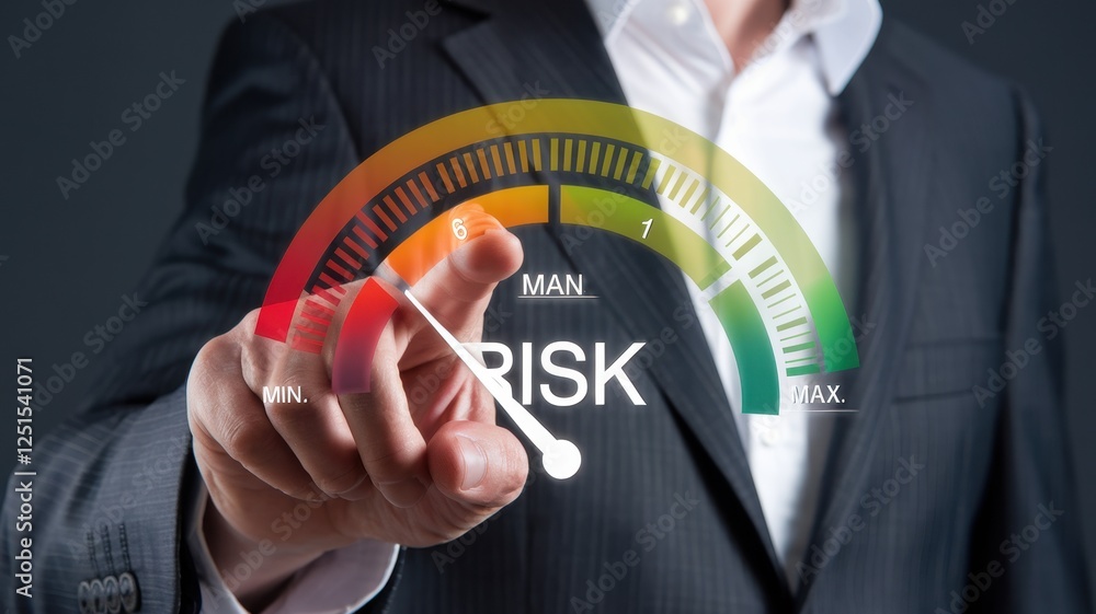 Poster managing business risk: a visual representation of risk assessment and mitigation strategies