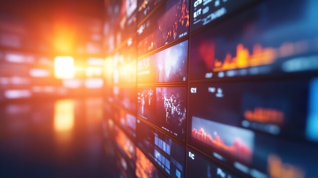 Breaking News Graphic Background
