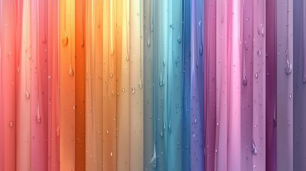 Smooth Seamless Gradient Stripes in Soft Pastel Colors for a Gentle Modern Look