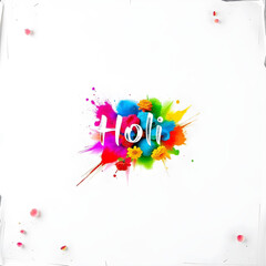 Holi Festival - Poweder Colorful background wallpaper v4