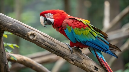 **"The Vibrant Majesty of the Macaw: A Symbol of Rainforest Beauty and Biodiversity"**
