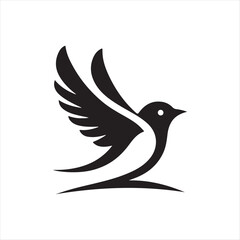Fototapeta premium bird silhouette vector