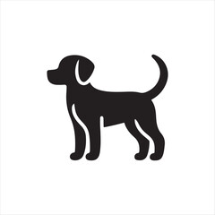dog silhouette vector
