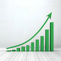 A Business Graph that shows the Growth of business