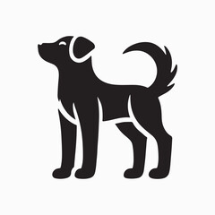 silhouette of a dog