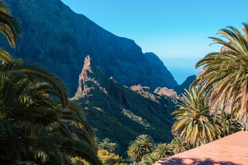 Masca- und Teno-Gebirge auf Teneriffa, Kanarische Inseln, Spanien.	