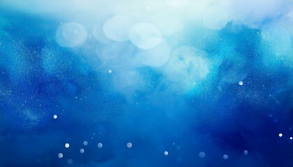 beautiful blue watercolor background with glitter particles blue grunge texture with bokeh beautiful blue clouds background with glitter particles light blue bokeh background for design