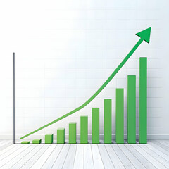 A Business Graph that shows the Growth of business