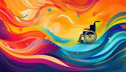 colorful banner for disability inclusion and visibility banner